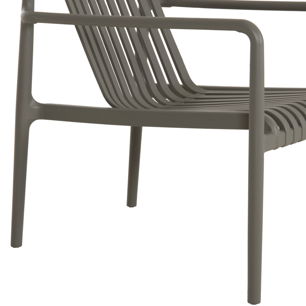 OUTDOOR LOUNGE ARMCHAIR MALEN HM6626.05 OLIVE GREEN POLYPROPYLENE 67x75x75Hcm [9]