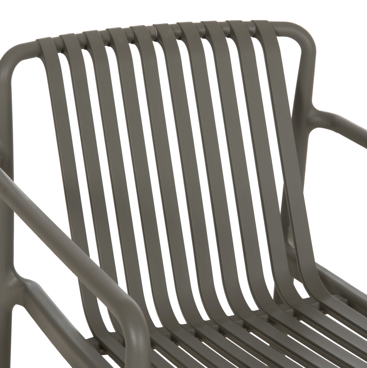 OUTDOOR LOUNGE ARMCHAIR MALEN HM6626.05 OLIVE GREEN POLYPROPYLENE 67x75x75Hcm [7]