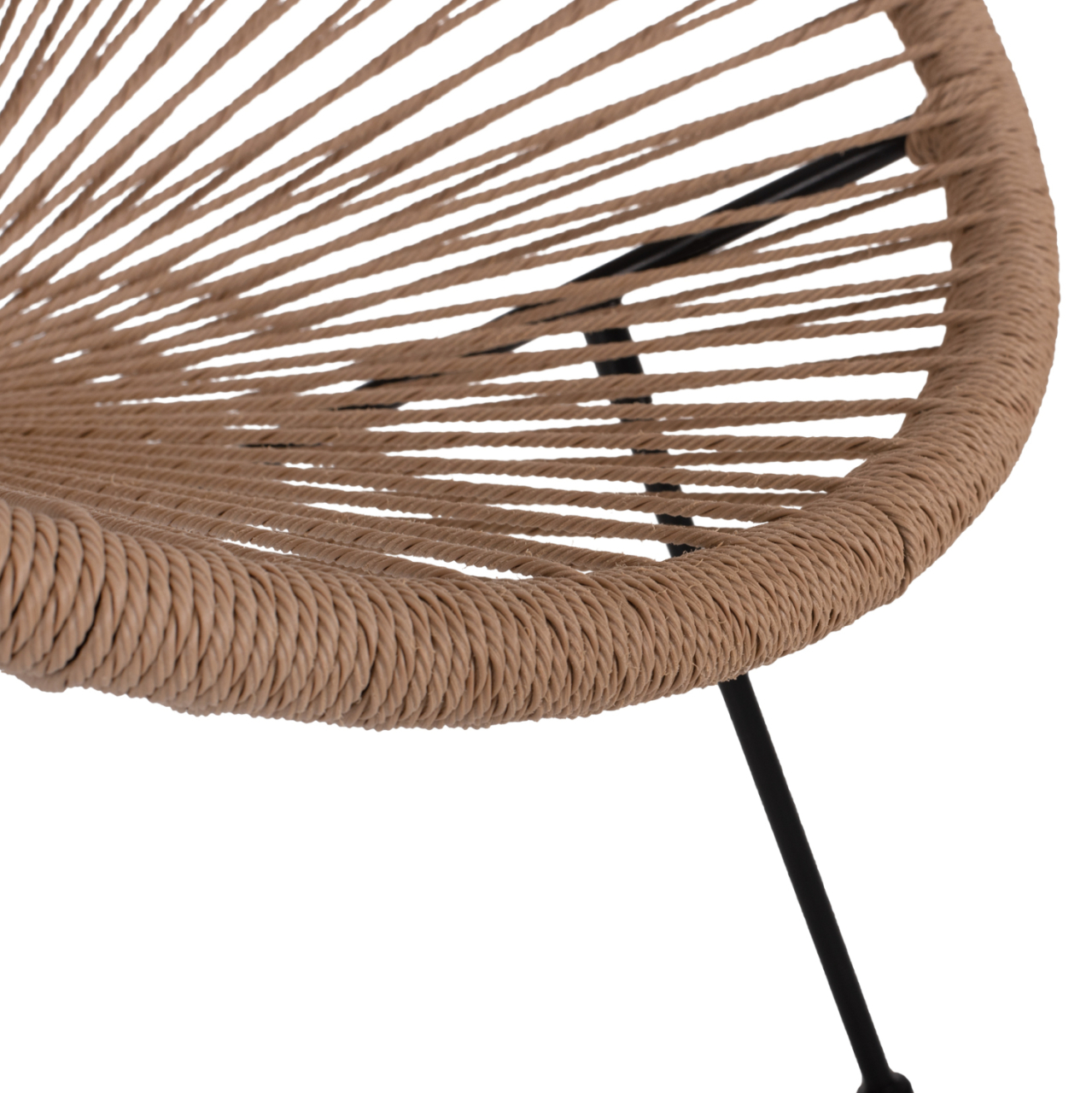 OUTDOOR LOUNGE SET 3PCS ACAPULCO HM21100 TWISTED WICKER-METAL [7]