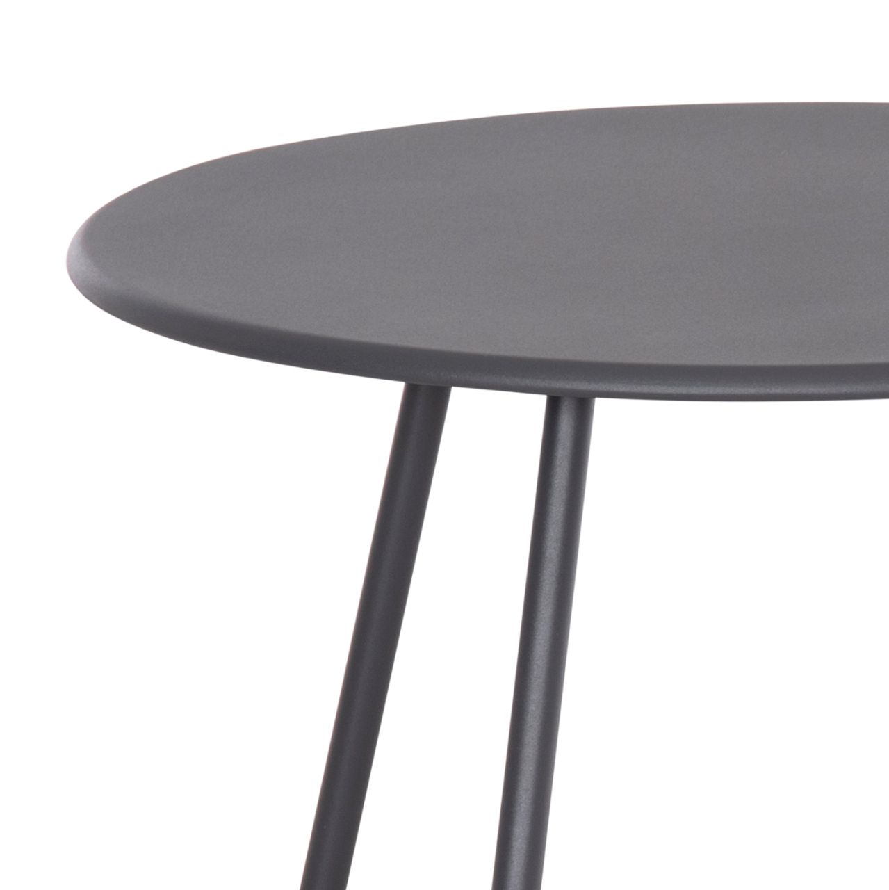 OUTDOOR LOUNGE SET 3PCS OREGO HM21107.01 ALUMINUM and METAL IN DARK GREY COLOR [4]