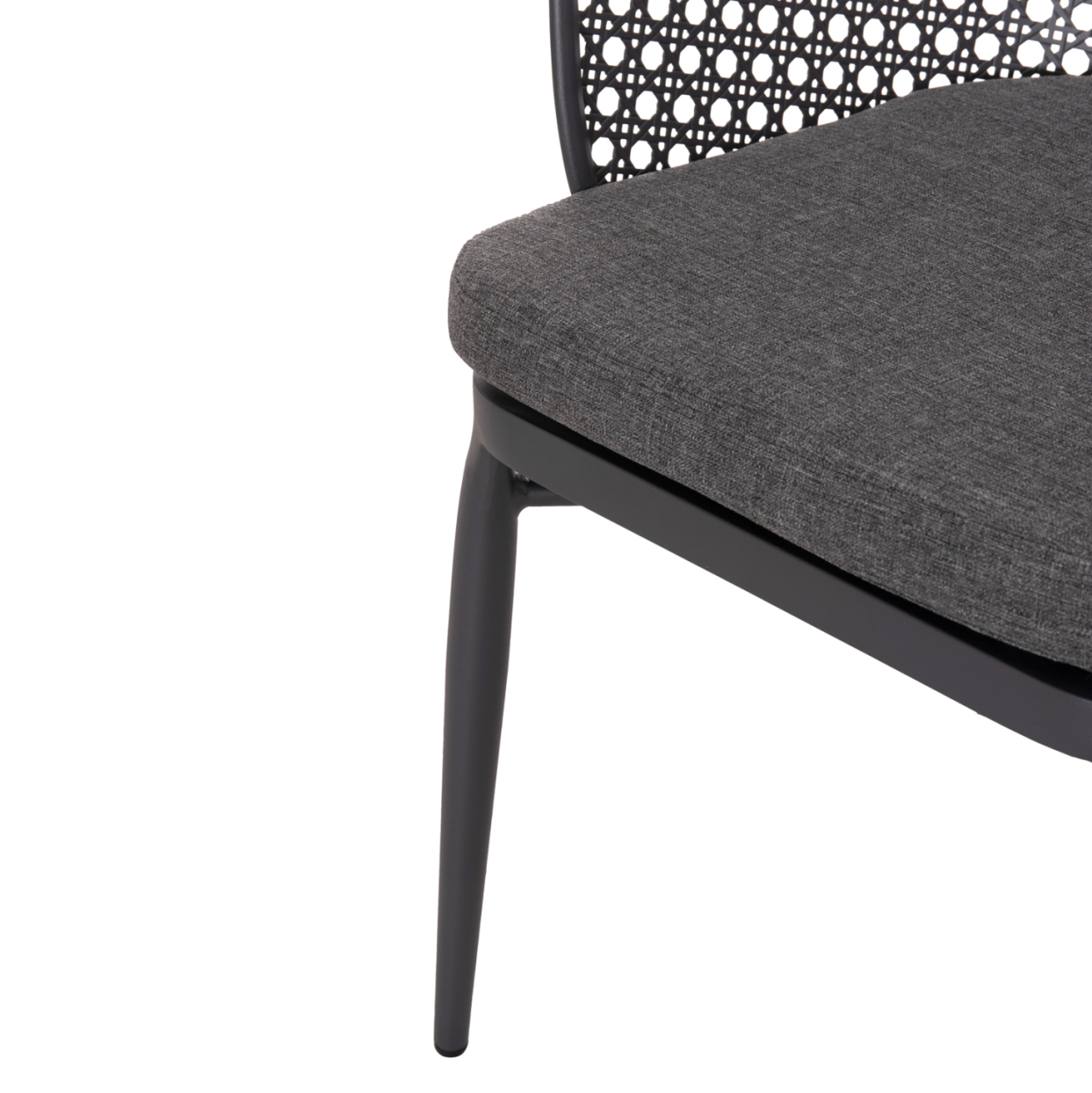 OUTDOOR LOUNGE SET 3PCS OREGO HM21107.01 ALUMINUM and METAL IN DARK GREY COLOR [8]