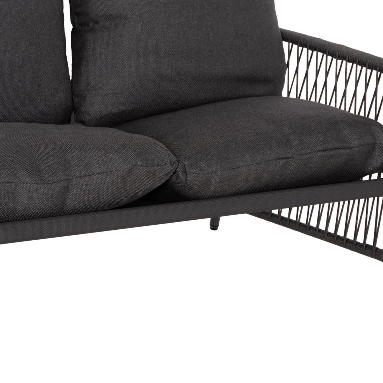 OUTDOOR LOUNGE SET 4-SEAT DEANDRA HM6507.01 METAL and CUSHIONS IN GREY [8]