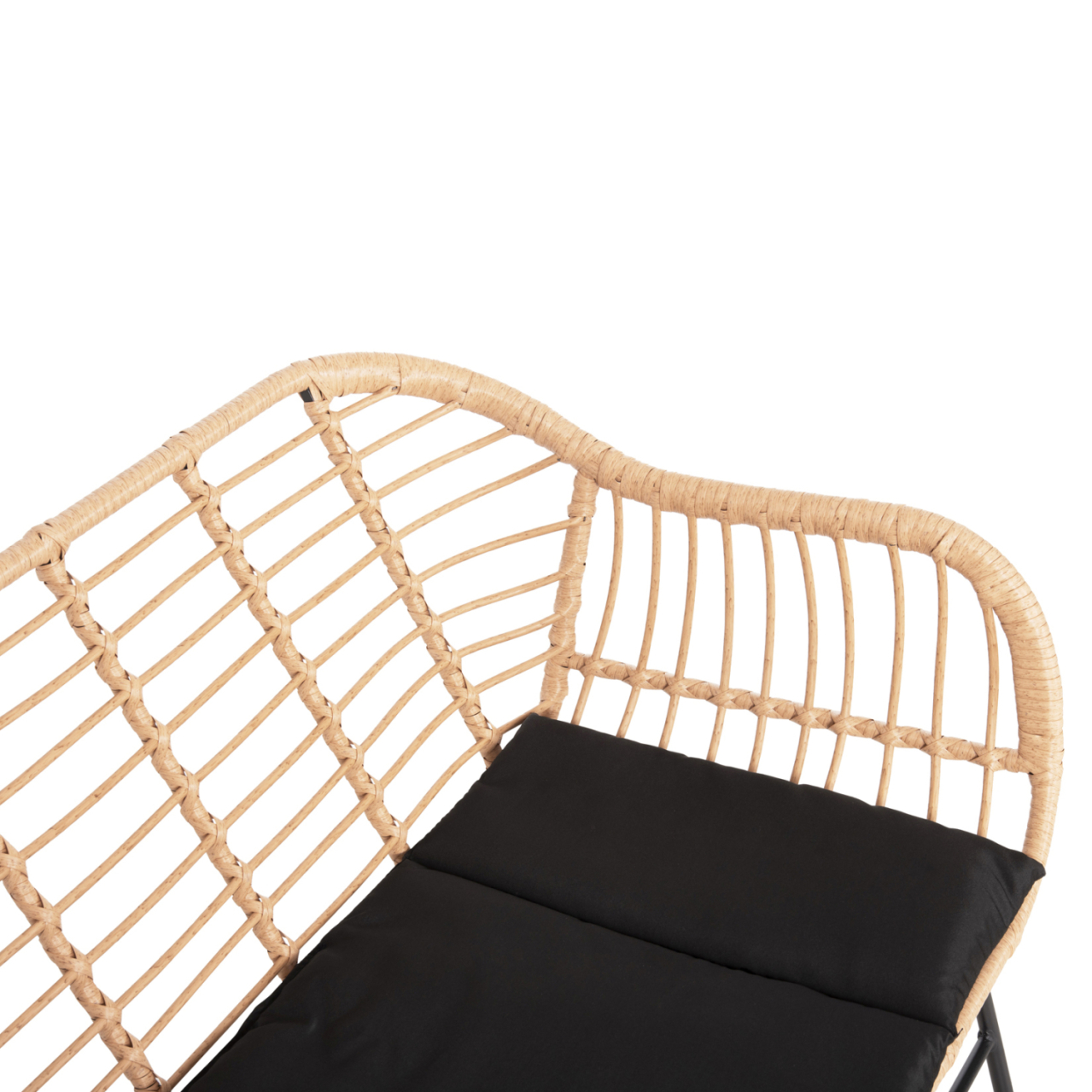 OUTDOOR LOUNGE SET 4PCS ALLEGRA HM21052 WICKER-METAL [7]