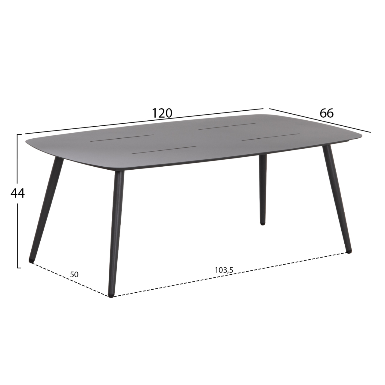 OUTDOOR LOUNGE SET 4PCS CASSIAN HM6552.01 ALUMINUM and CUSHIONS IN GREY--P.E.RATTAN IN BEIGE [4]