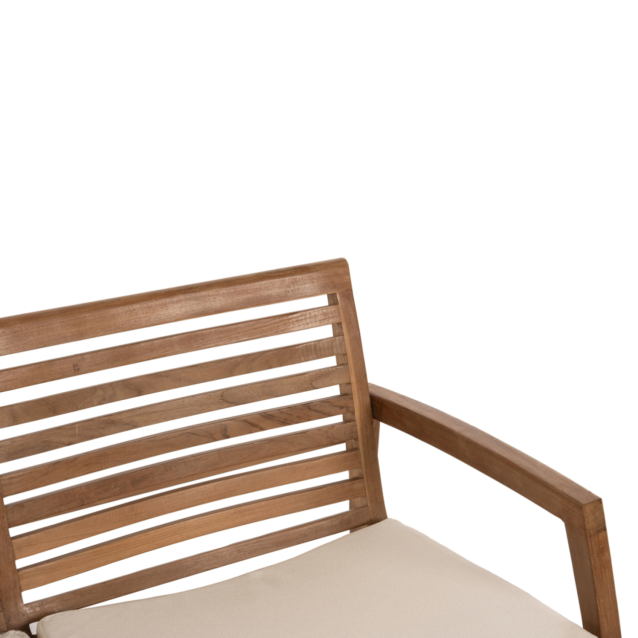 OUTDOOR LOUNGE SET 4PCS DOVER HM9624 RECYCLED TEAK WOOD-CUSHIONS IN MOCHA COLOR [7]