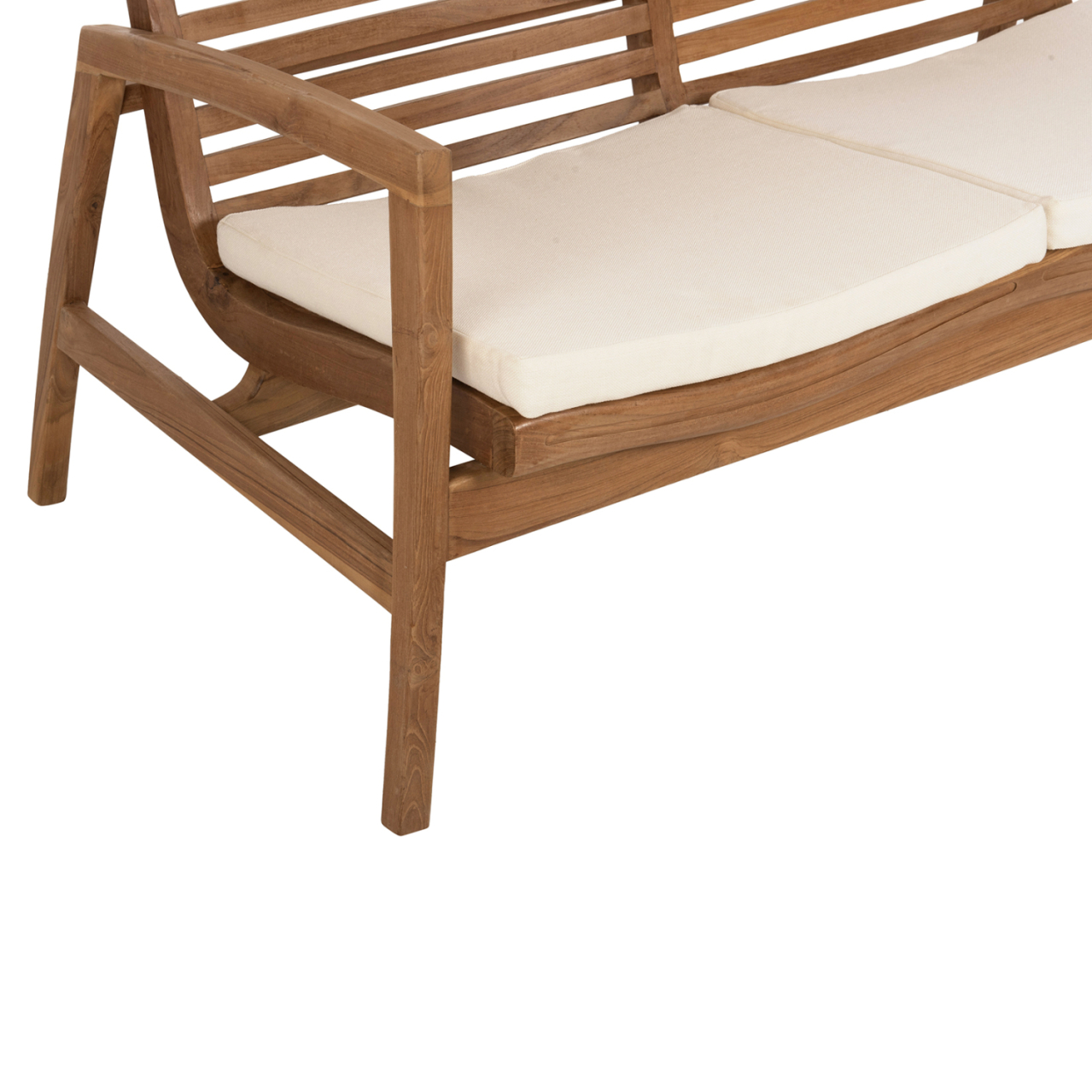 OUTDOOR LOUNGE SET 4PCS DOVER HM9624 RECYCLED TEAK WOOD-CUSHIONS IN MOCHA COLOR [6]