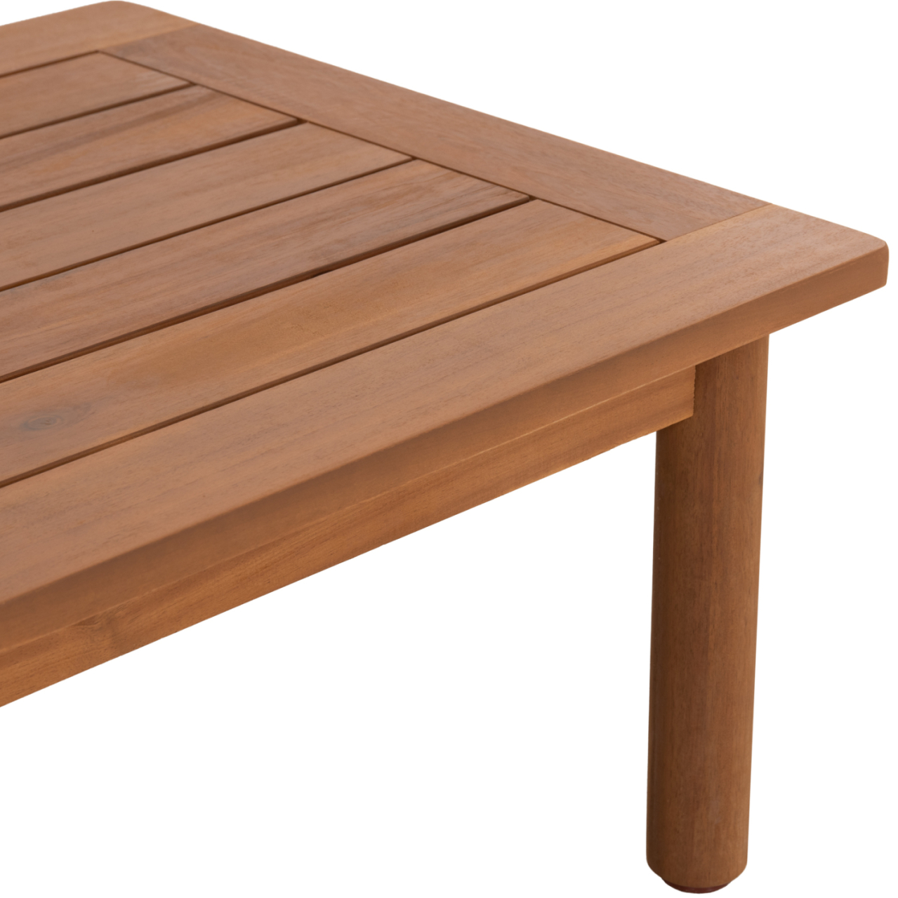 OUTDOOR LOUNGE SET 4PCS ELMORA HM6517 ACACIA WOOD--POLYESTER CUSHIONS COVERS IN ECRU [10]