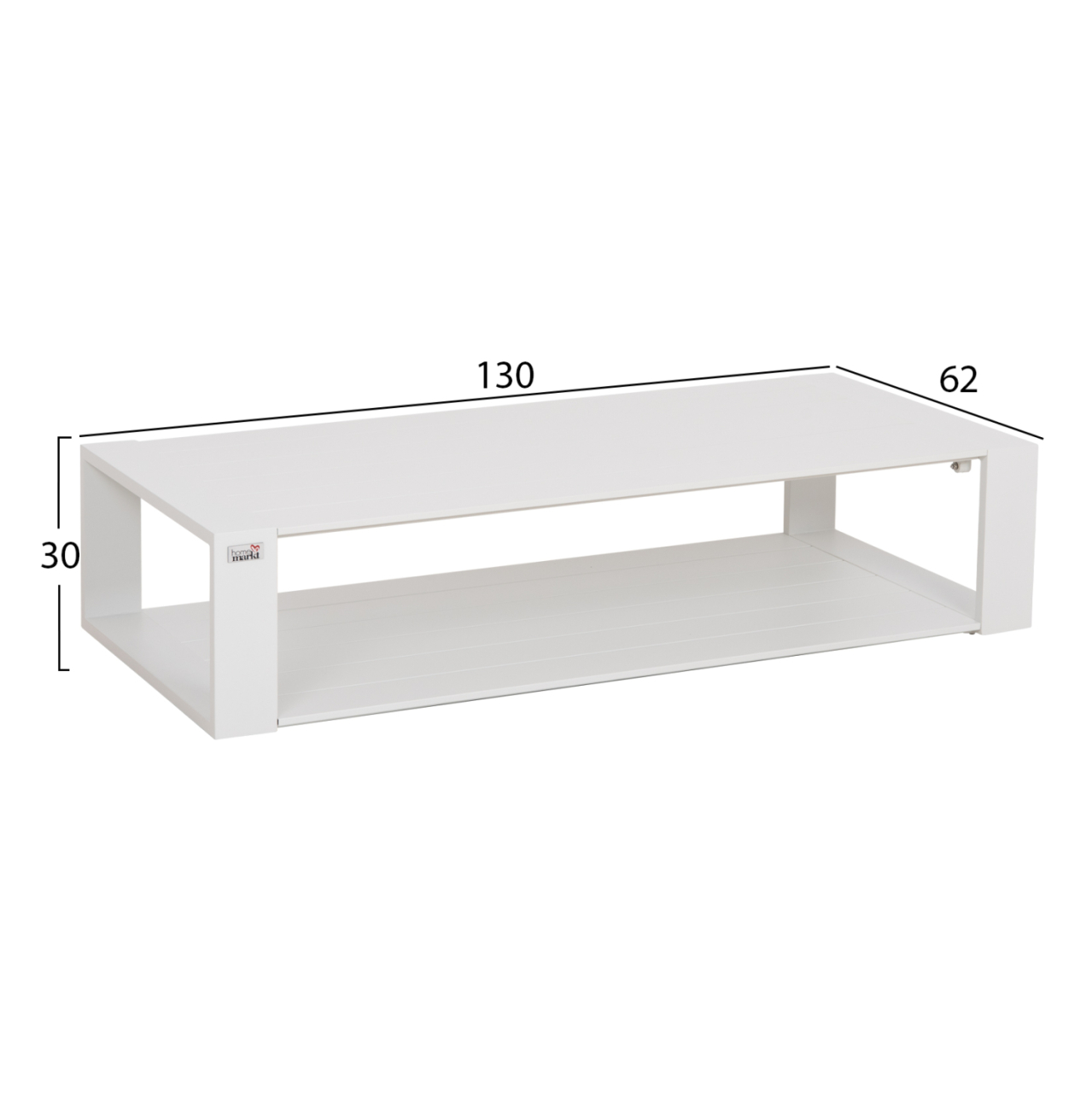 OUTDOOR LOUNGE SET 4PCS LAITH HM6551.02 ALUMINUM FRAMES and CUSHIONS IN CREAM WHITE [4]