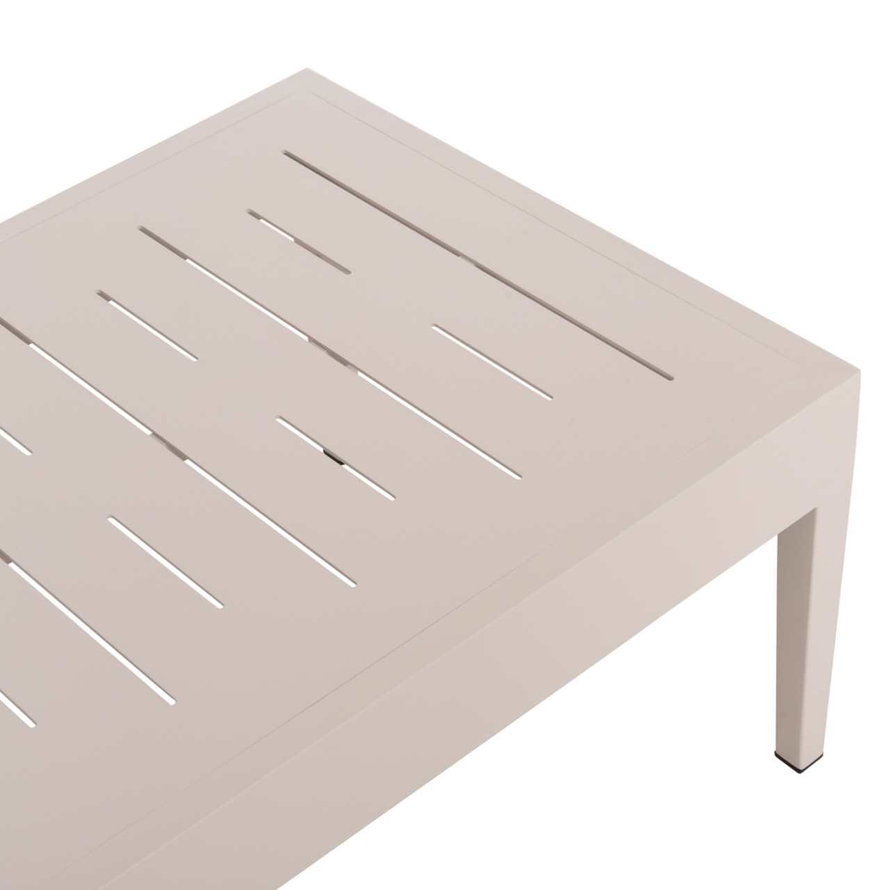 OUTDOOR LOUNGE SET 4PCS LARRY HM6188.02 CHAMPAGNE COLORED ALUMINUM-P.E. FABRIC [8]