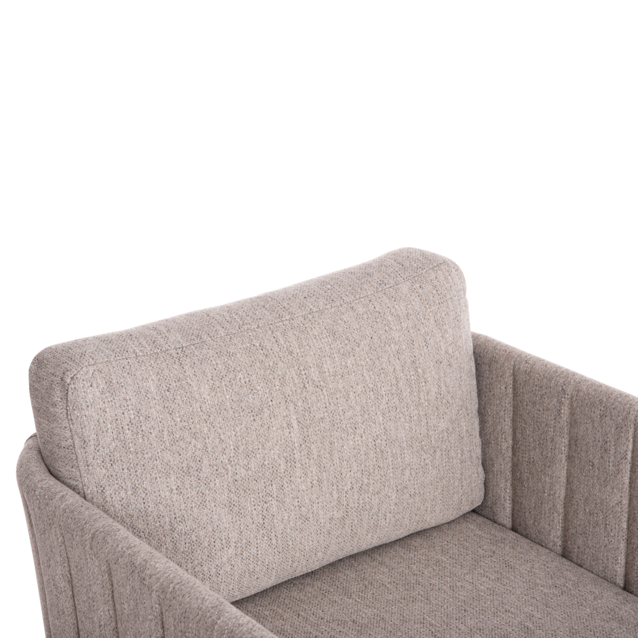 OUTDOOR LOUNGE SET 4PCS LARRY HM6188.02 CHAMPAGNE COLORED ALUMINUM-P.E. FABRIC [9]