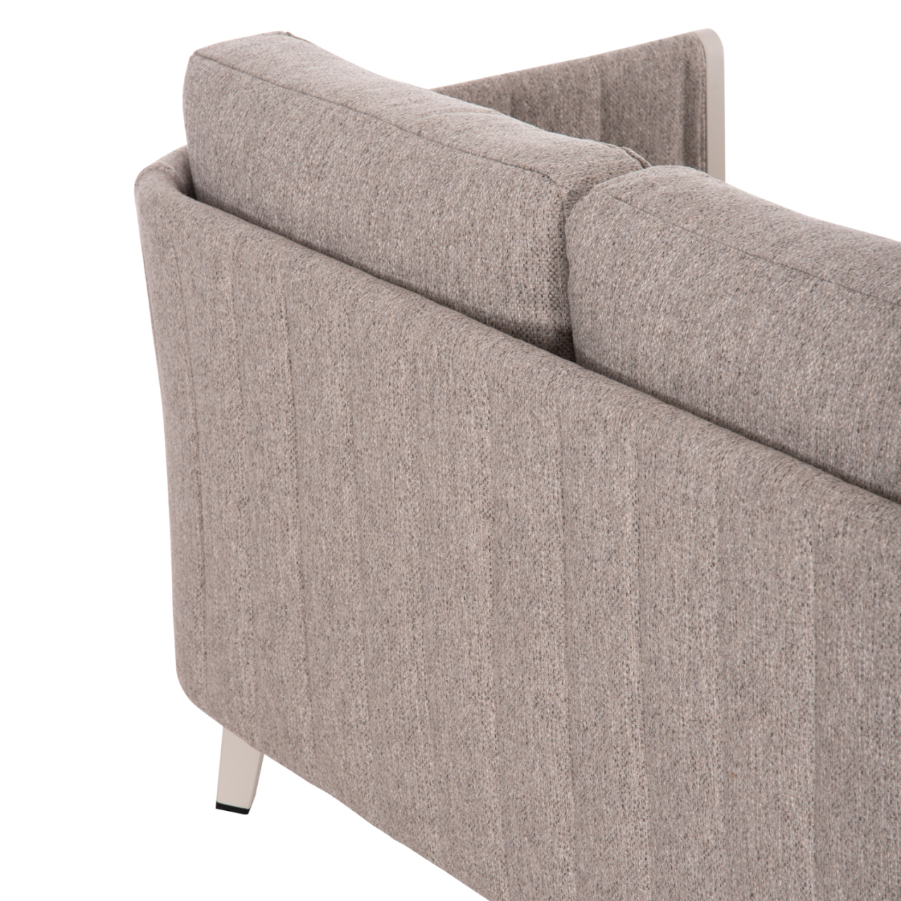 OUTDOOR LOUNGE SET 4PCS LARRY HM6188.02 CHAMPAGNE COLORED ALUMINUM-P.E. FABRIC [10]