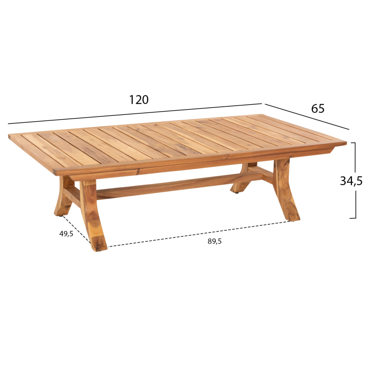 OUTDOOR LOUNGE SET 4PCS ROSSWELL HM6084.01 ACACIA WOOD-ROUND ROPE and CUSHIONS IN ANTHRACITE [4]