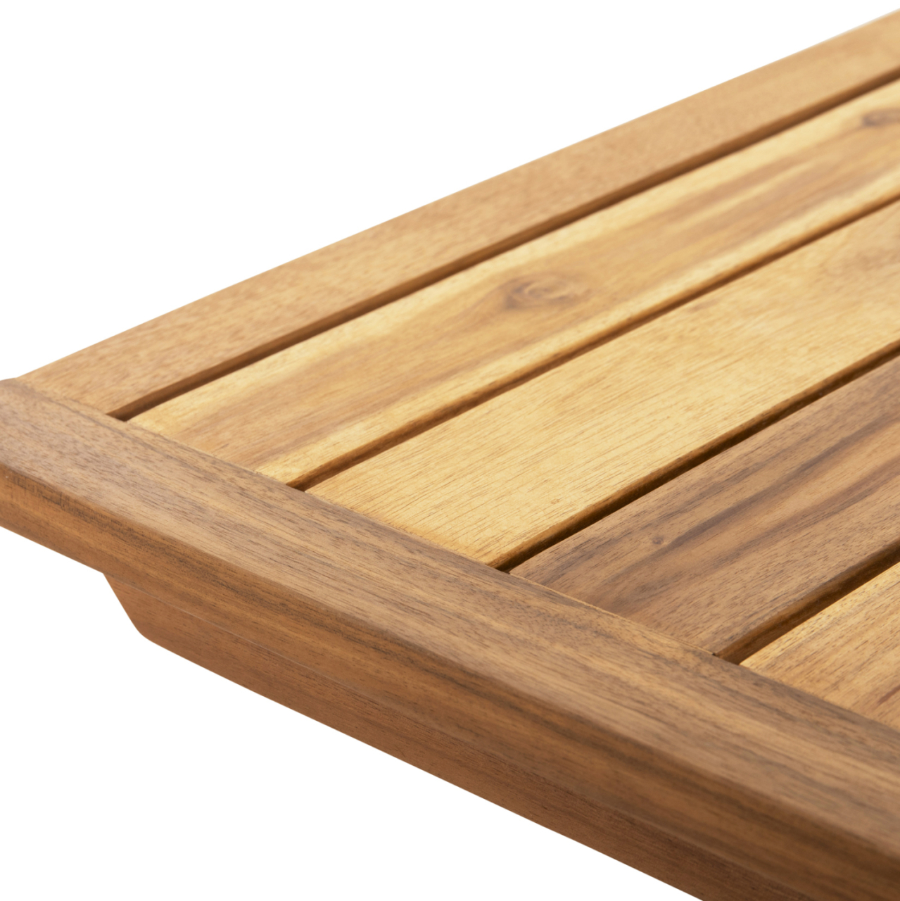 OUTDOOR LOUNGE SET 4PCS ROSSWELL HM6084.02 ACACIA WOOD-ROUND ROPE-BEIGE CUSHIONS [9]