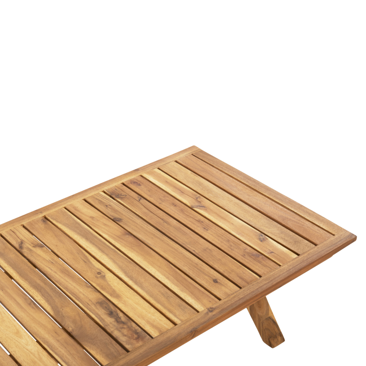 OUTDOOR LOUNGE SET 4PCS ROSSWELL HM6084.02 ACACIA WOOD-ROUND ROPE-BEIGE CUSHIONS [8]