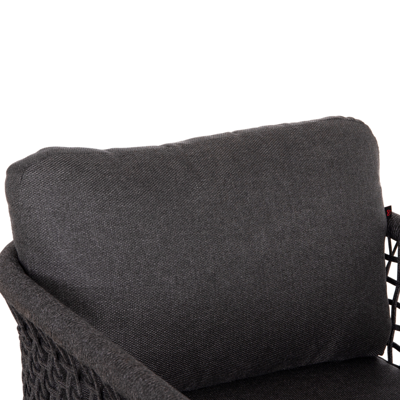 OUTDOOR LOUNGE SET 4PCS SONDRA HM6251.01 ALUMINUM-ROPE-CUSHIONS IN GREY [7]