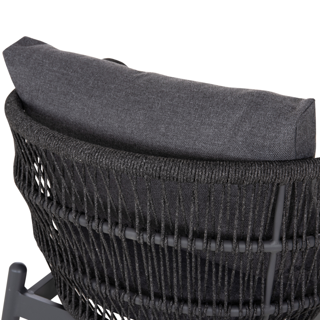OUTDOOR LOUNGE SET 5PCS MEMFIS HM6470.01 ALUMINUM-ROPE-CERAMIC TOP---GREY [10]