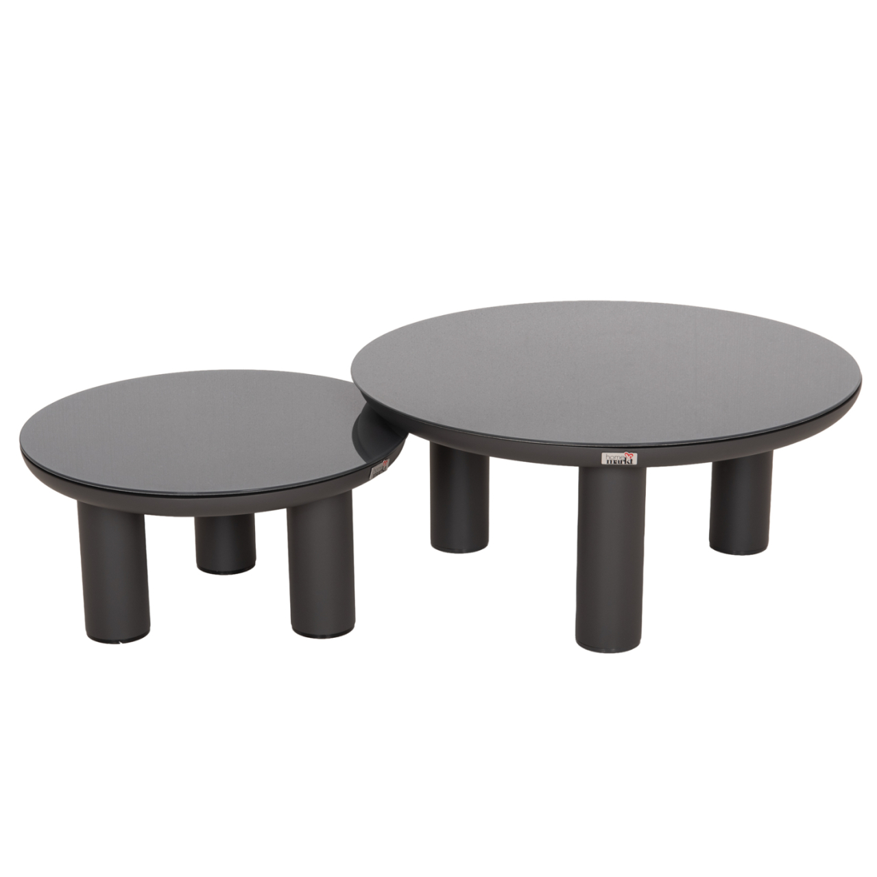 OUTDOOR LOUNGE SET 5PCS STREAM HM6426.01 DARK GREY ALUMINUM-STRAP ROPE- OLEFIN FABRIC [10]