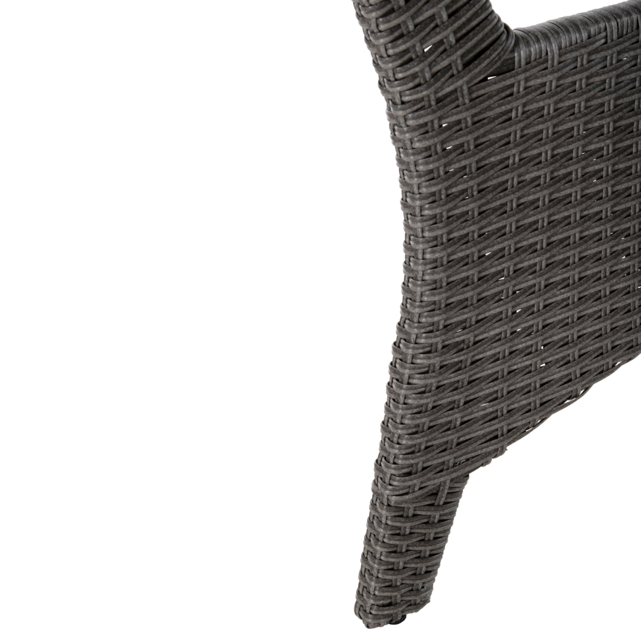 OUTDOOR LOUNGE SET CORNER SOFAandTABLE CARSON HM6078.01 GREY SYNTHETIC RATTAN-CUSHIONS-PS WOOD [8]