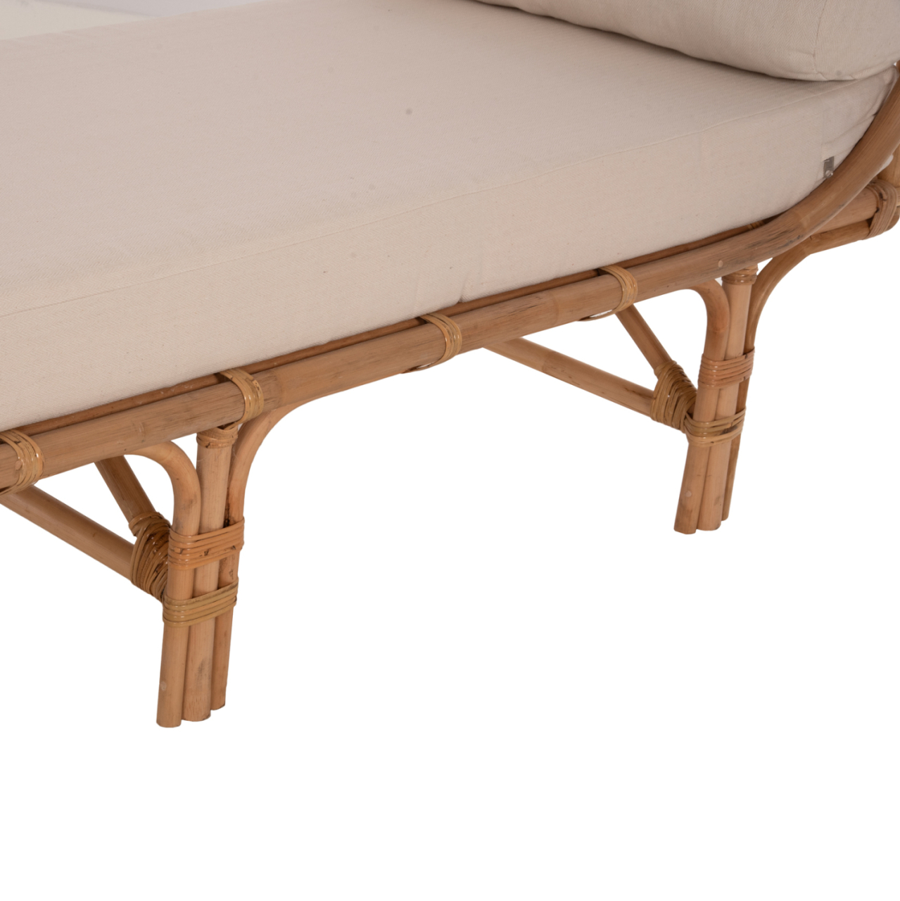 OUTDOOR LOUNGE SOFA CHARMELLA HM9659 NATURAL RATTAN-BEIGE CUSHIONS 187x69x76Hcm. [7]