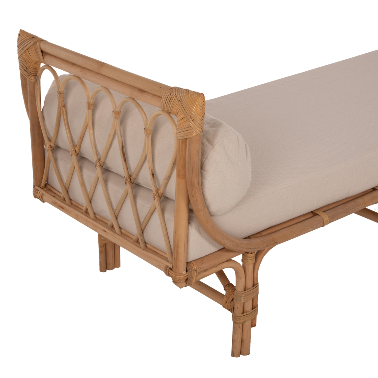OUTDOOR LOUNGE SOFA CHARMELLA HM9659 NATURAL RATTAN-BEIGE CUSHIONS 187x69x76Hcm. [5]