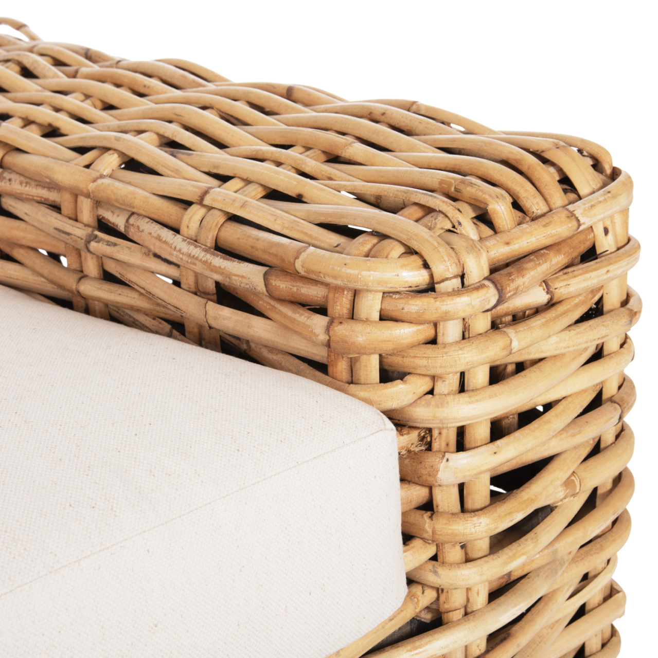 OUTDOOR LOUNGER TROPEL HM9810 MANGO WOOD-RATTAN NATURAL-WHITE CUSHIONS 110x88x70-85Hcm. [8]