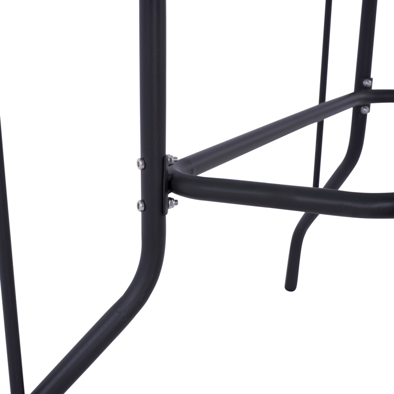 OUTDOOR METALLIC TABLE ADAM HM5020.01 DARK GREY WITH SAFETY GLASS TOP 110Χ60Χ71Hcm. [7]