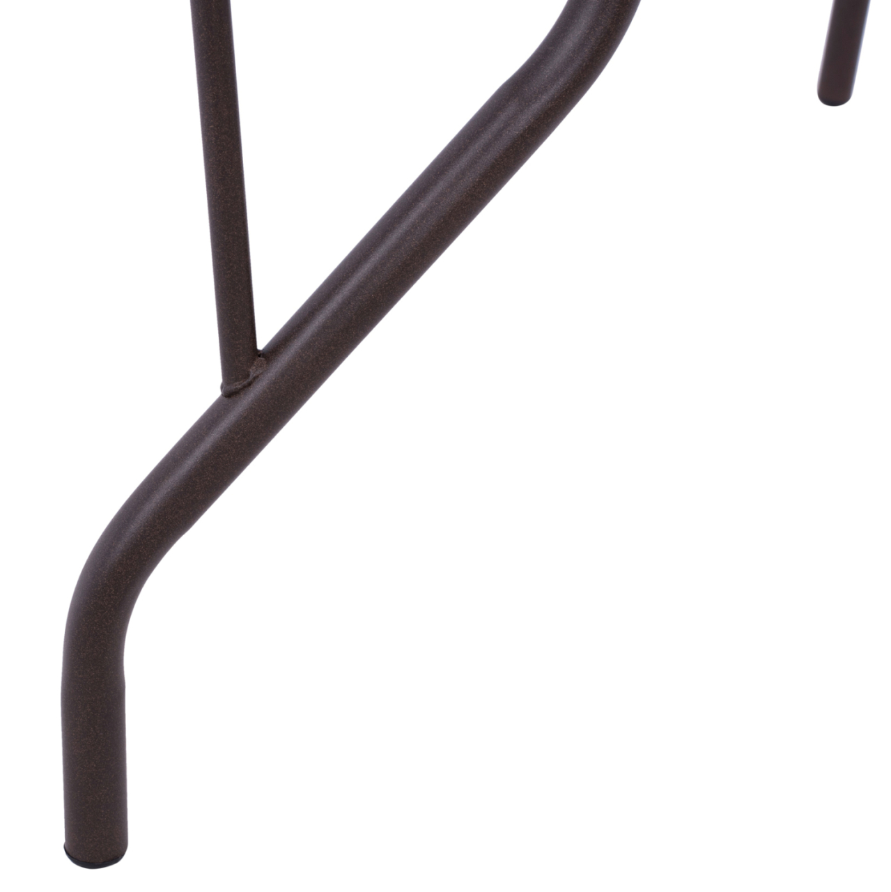 OUTDOOR METALLIC TABLE ADAM HM5020.02 BROWN WITH REINFORCED GLASS TOP 110Χ60Χ71Hcm. [8]