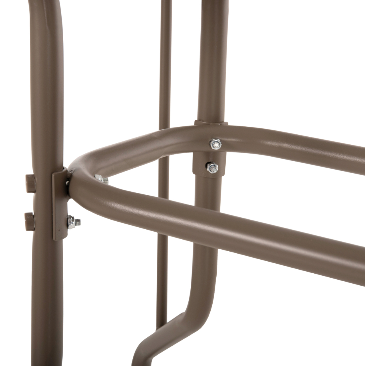 OUTDOOR METALLIC TABLE ADAM HM5020.04 CHAMPAGNE COLOR WITH REINFORCED GLASS TOP 110Χ60Χ71Hcm. [6]