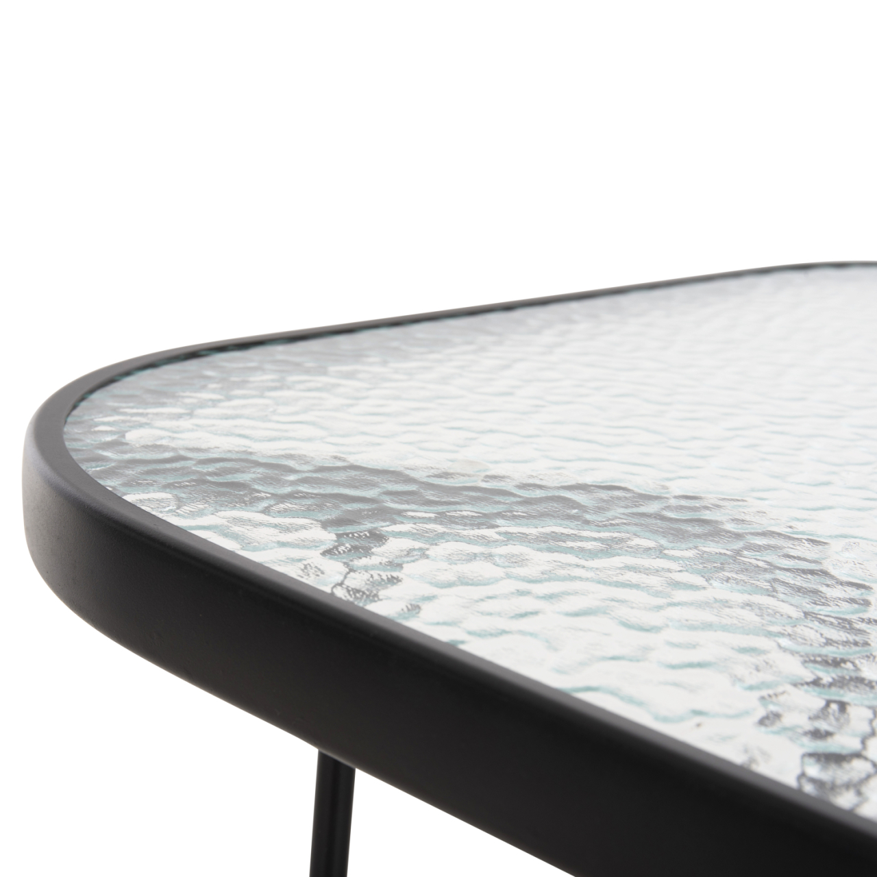 OUTDOOR METALLIC TABLE ADAM HM5679.03 BLACK WITH REINFORCED GLASS TOP 120Χ70Χ70Hcm. [7]