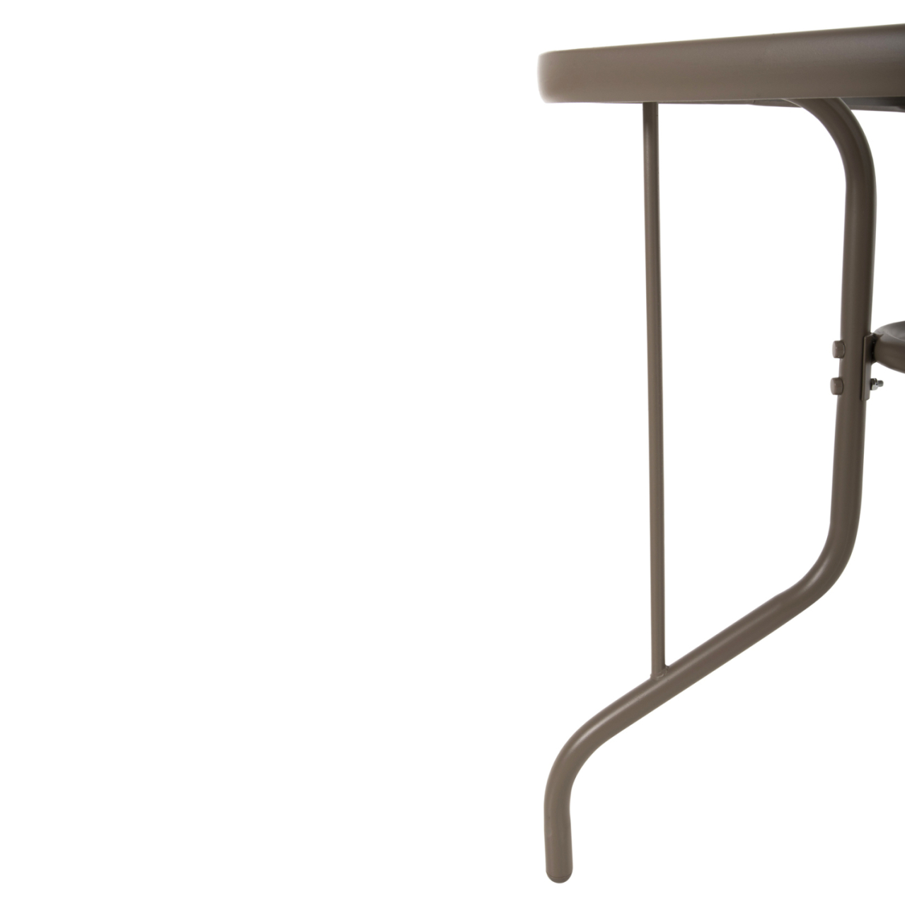 OUTDOOR METALLIC TABLE ADAM HM5679.04 CHAMPAGNE COLOR WITH REINFORCED GLASS TOP 120Χ70Χ71Hcm. [8]