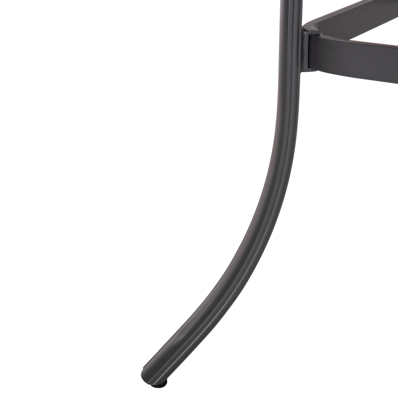 OUTDOOR OVAL DINING TABLE TELAMO HM6288.01 ANTHRACITE ALUMINUM-POLYWOOD IN NATURAL 160x90x73,5Hcm. [8]