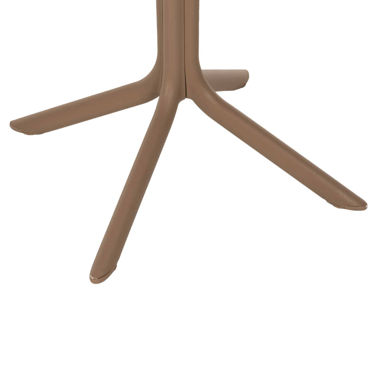 OUTDOOR POLYPROPYLENE SQUARE TABLE LUNAR HM5930.14 CAPPUCCINO 80x80x75Hcm. [8]