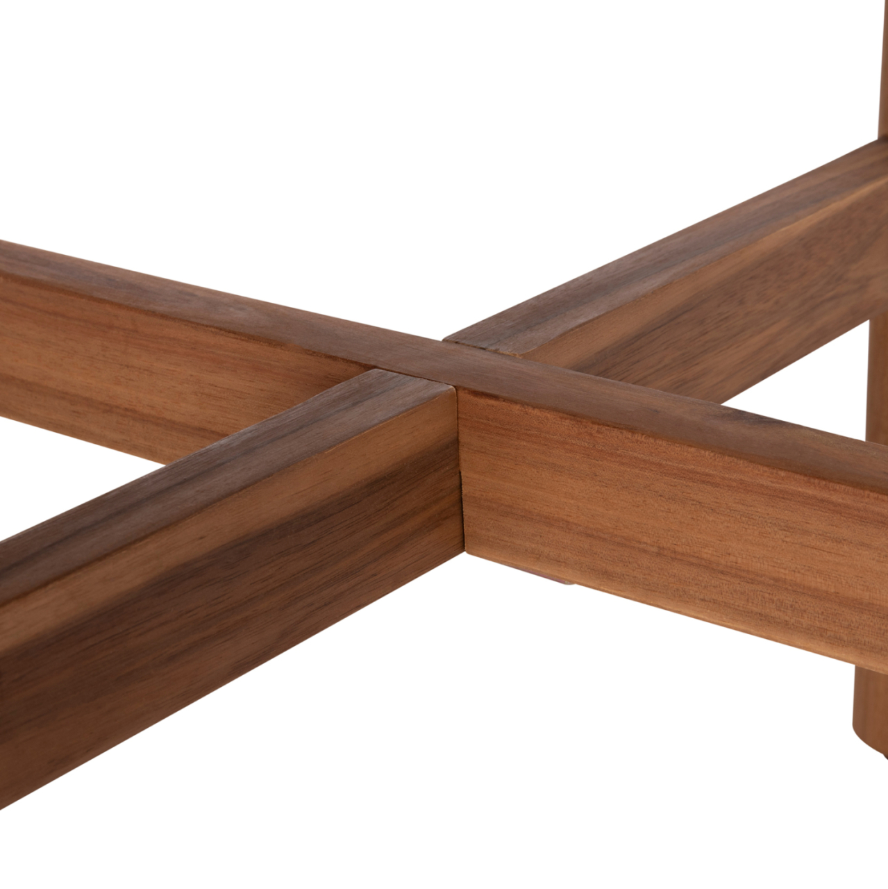 OUTDOOR ROUND COFFEE TABLE SANJI HM6222 ACACIA WOOD IN NATURAL COLOR Φ66x48.5Hcm [10]