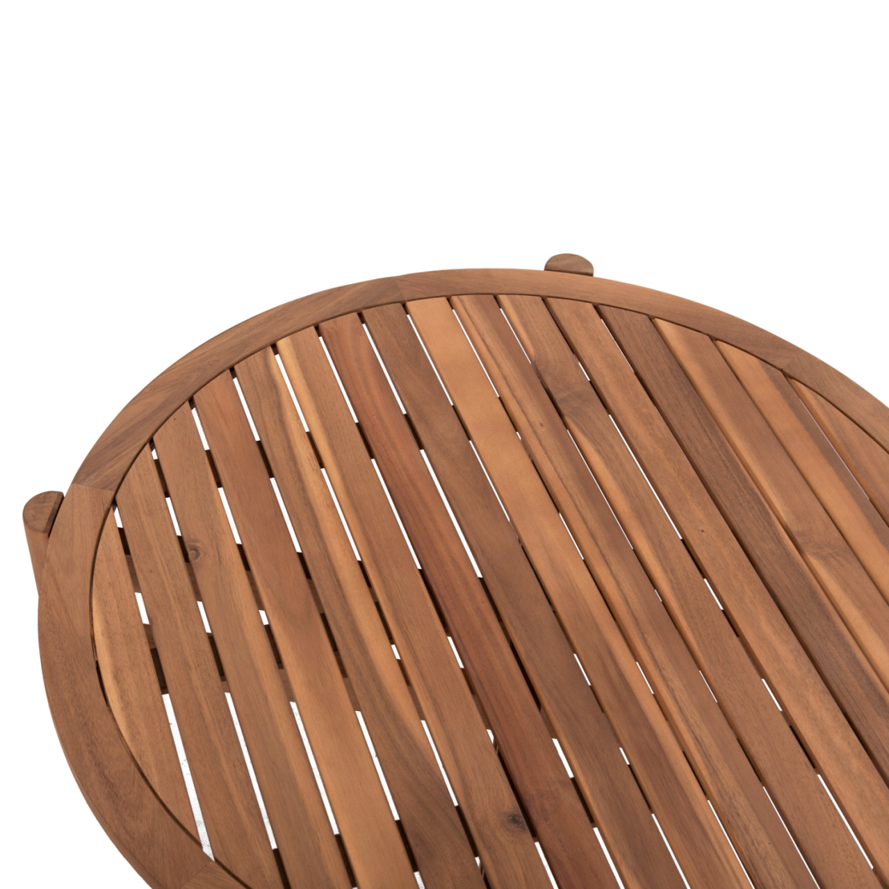 OUTDOOR ROUND COFFEE TABLE SANJI HM6228 ACACIA WOOD IN NATURAL COLOR Φ86x41,5Hcm [6]