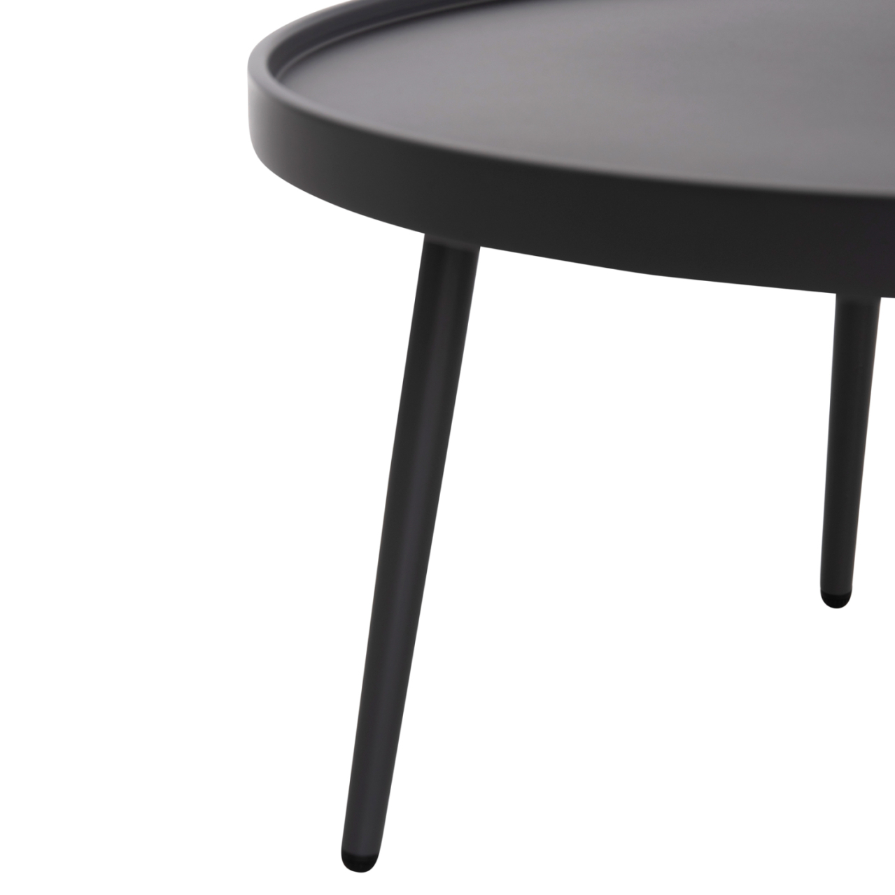 OUTDOOR ROUND COFFEE TABLE TEROC HM6434.01 ALUMINUM IN GREY Φ70x44Hcm [10]