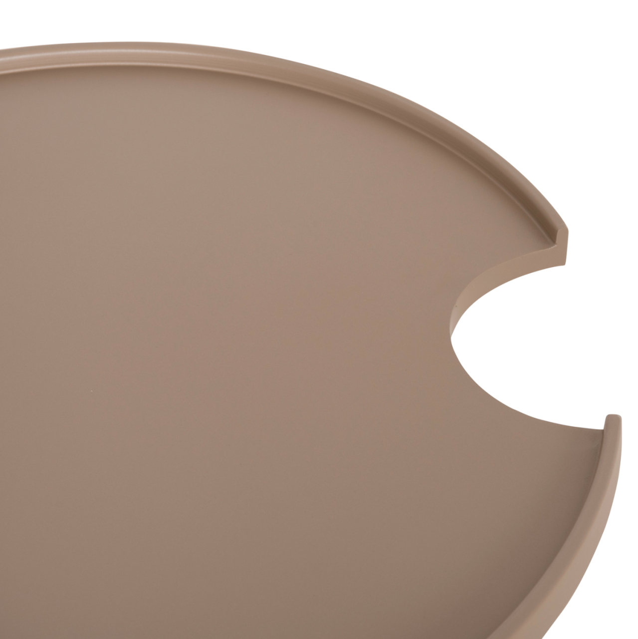 OUTDOOR ROUND COFFEE TABLE TEROC HM6434.03 ALUMINUM IN CAPPUCCINO Φ70x44Hcm [8]