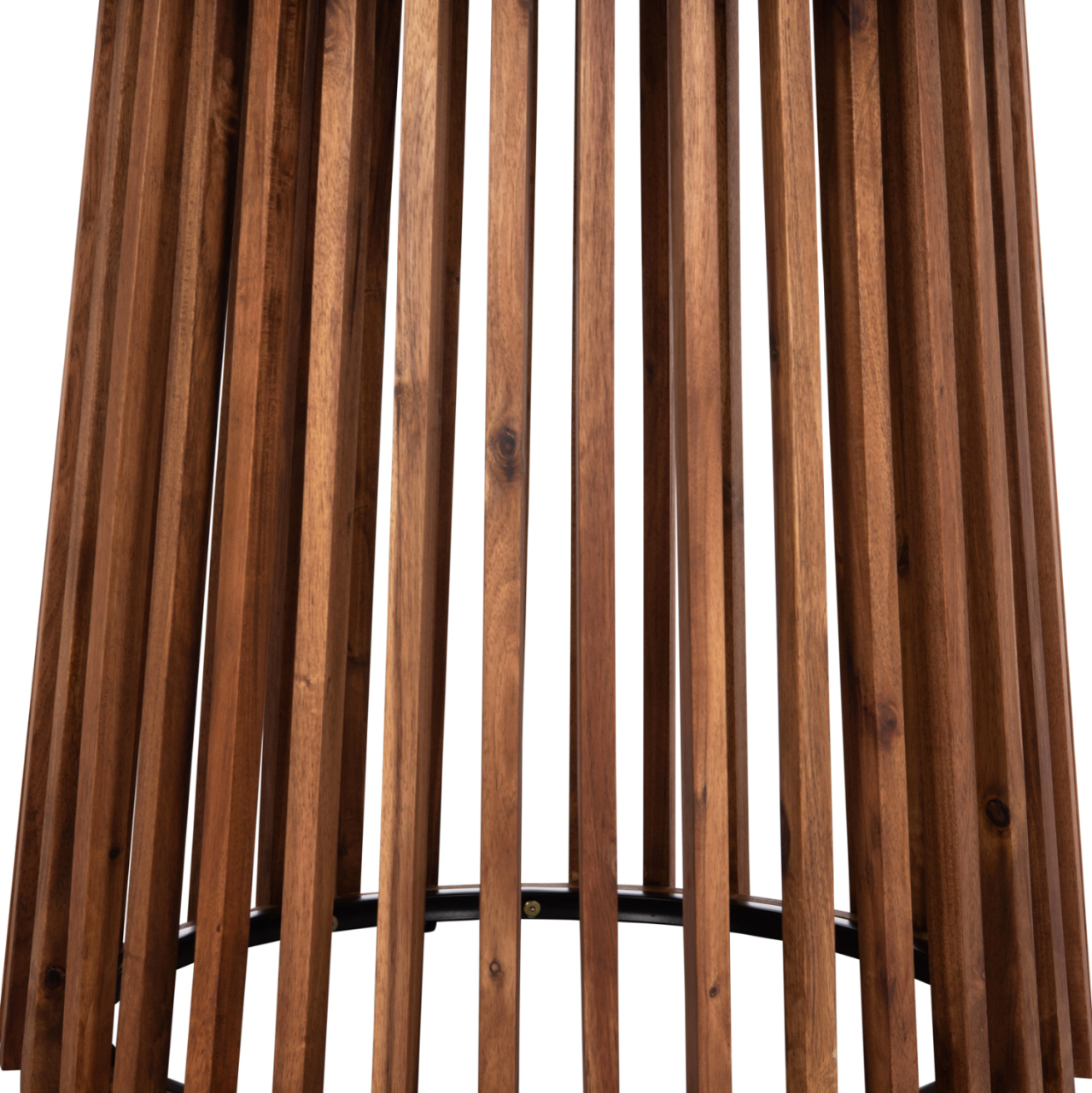 OUTDOOR ROUND DINING TABLE CRISTOBAL HM6235 ACACIA WOOD-CEMENT TOP Φ120x77Hcm. [6]