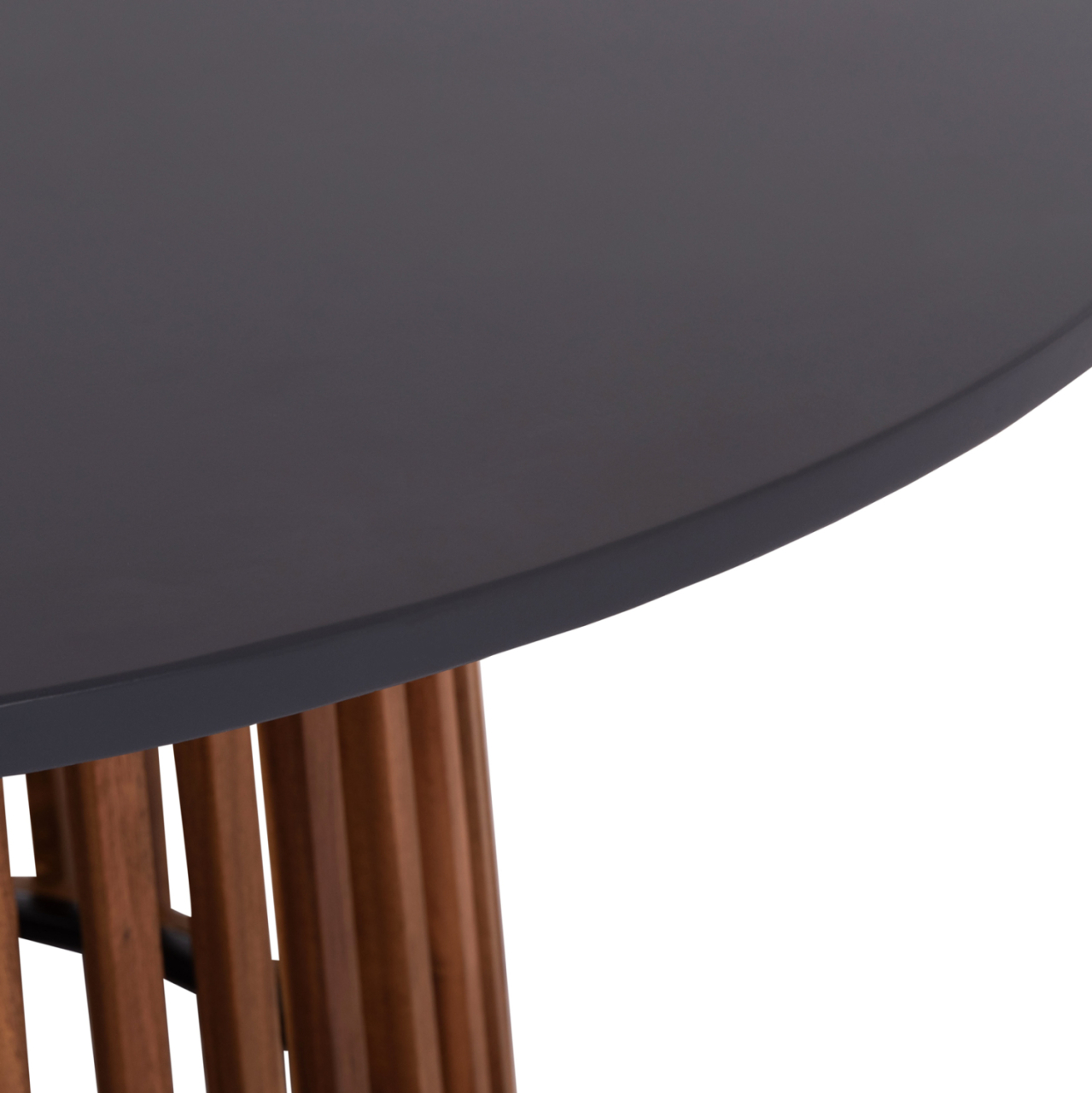 OUTDOOR ROUND DINING TABLE CRISTOBAL HM6235 ACACIA WOOD-CEMENT TOP Φ120x77Hcm. [8]
