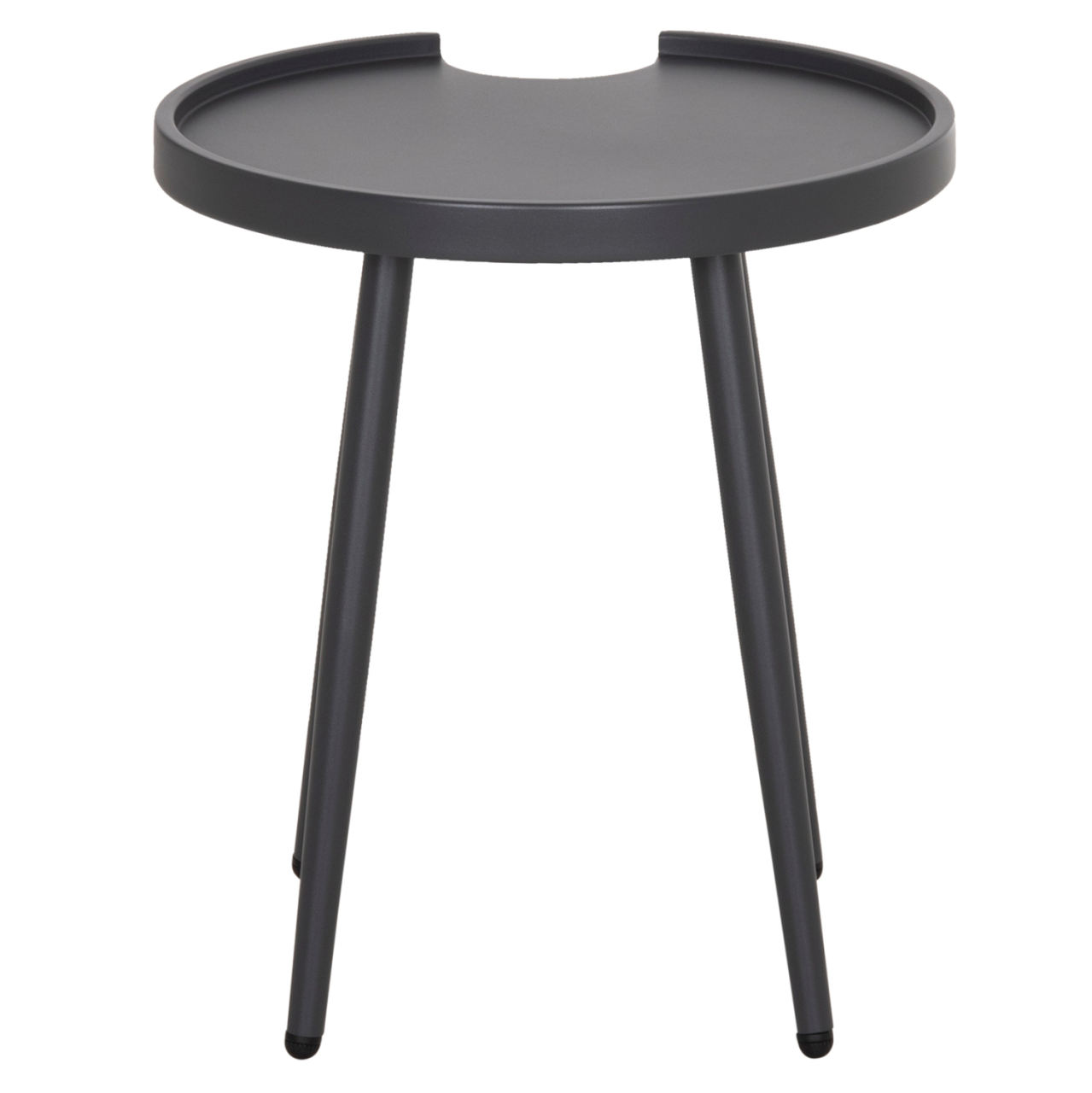 OUTDOOR ROUND SIDE TABLE TEROC HM6433.01 ALUMINUM IN GREY Φ47x53Hcm. [6]