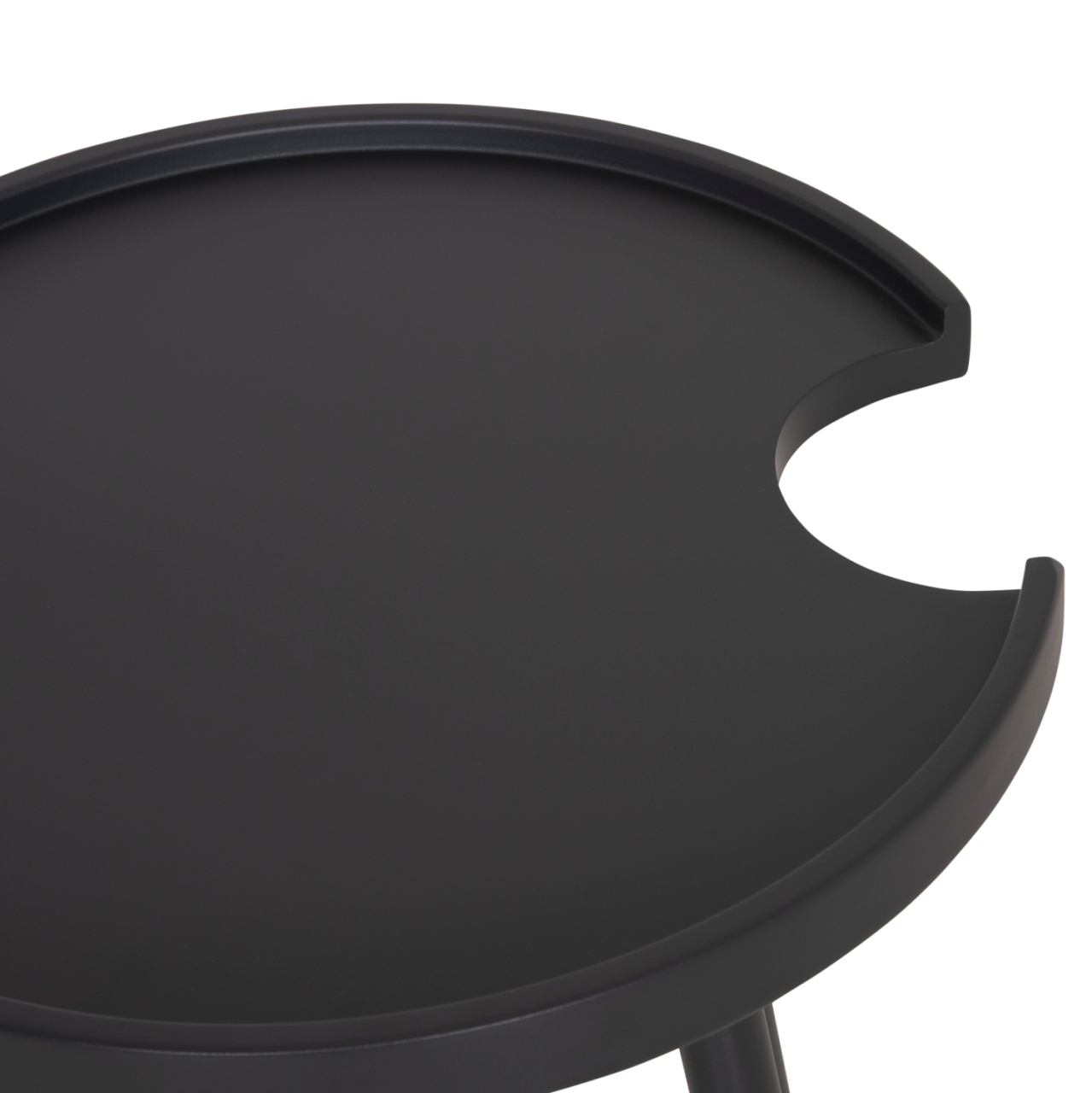 OUTDOOR ROUND SIDE TABLE TEROC HM6433.01 ALUMINUM IN GREY Φ47x53Hcm. [10]