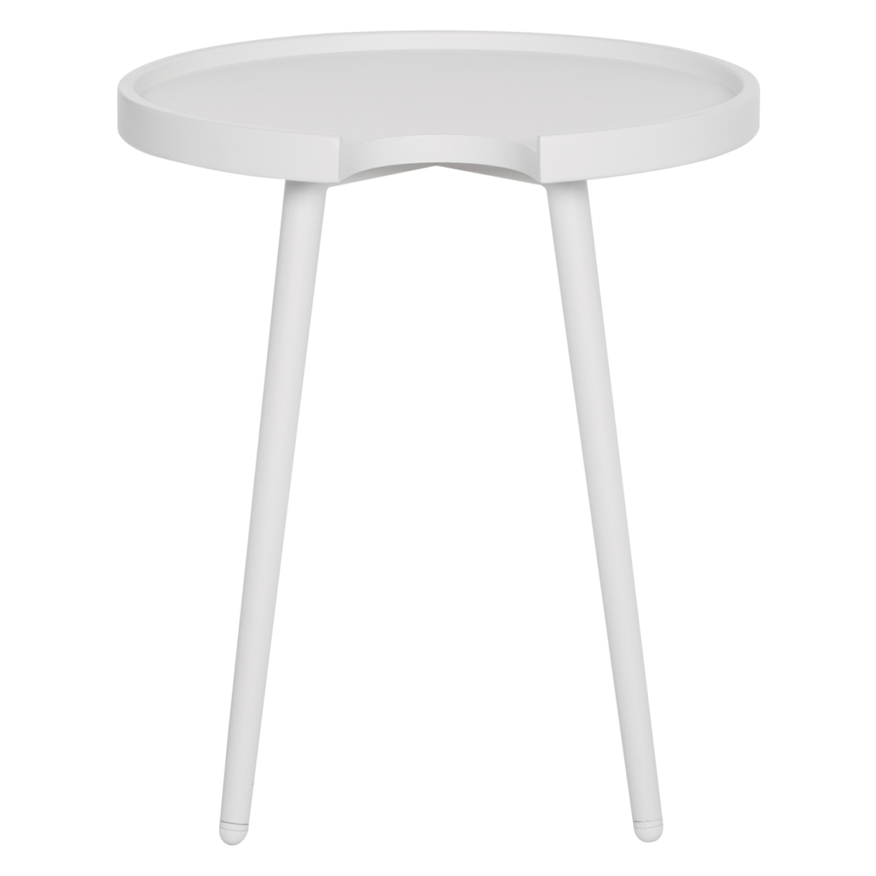 OUTDOOR ROUND SIDE TABLE TEROC HM6433.02 ALUMINUM IN WHITE Φ47x53Hcm. [3]