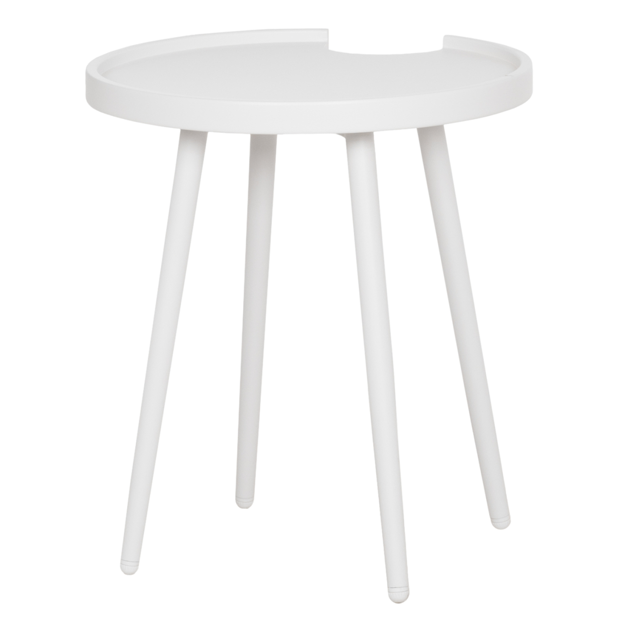 OUTDOOR ROUND SIDE TABLE TEROC HM6433.02 ALUMINUM IN WHITE Φ47x53Hcm. [5]