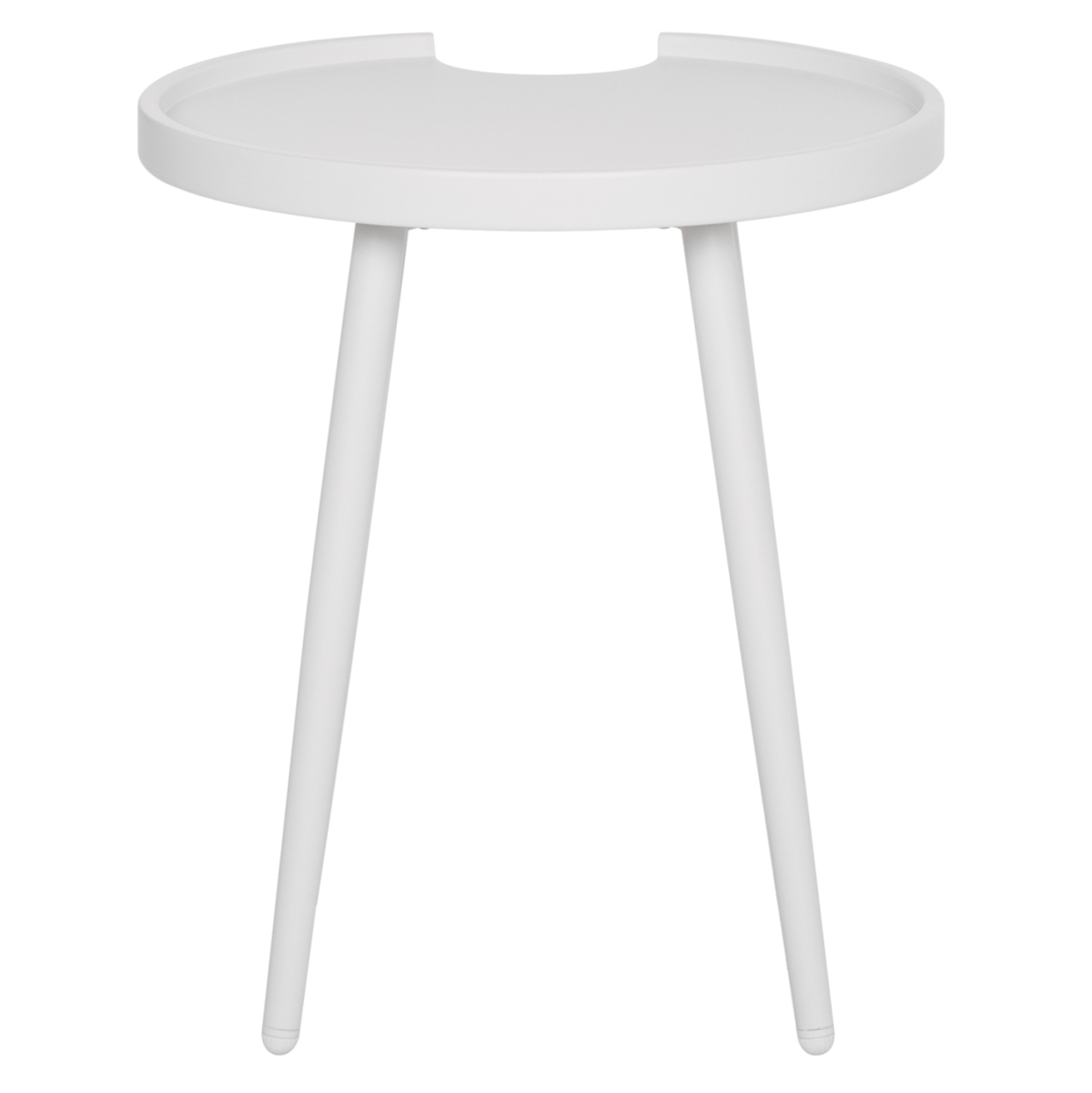 OUTDOOR ROUND SIDE TABLE TEROC HM6433.02 ALUMINUM IN WHITE Φ47x53Hcm. [6]