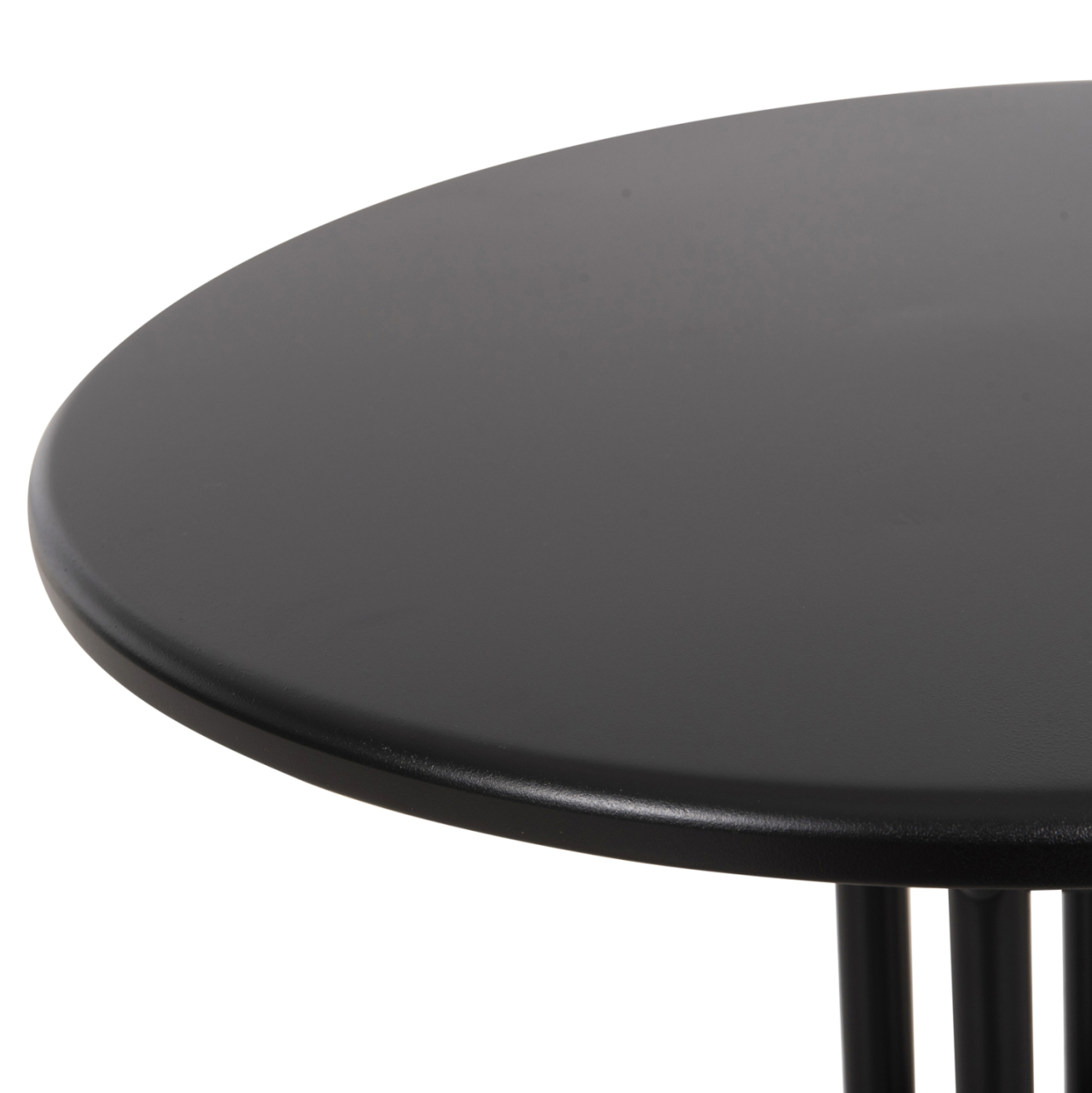 OUTDOOR ROUND TABLE BLACK HM5973.03 METALLIC IN BLACK Φ60x70Hcm. [4]