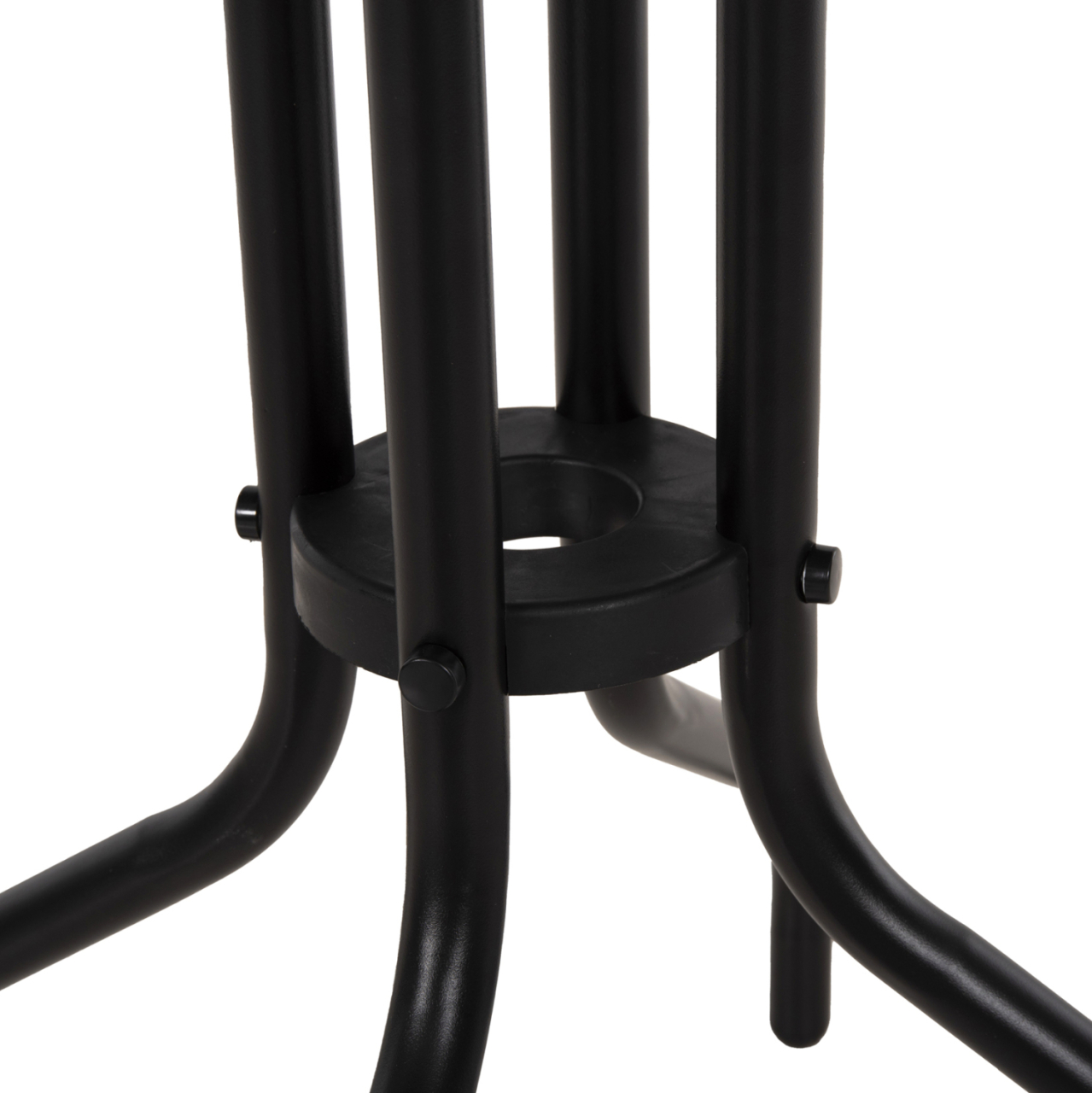 OUTDOOR ROUND TABLE BLACK HM5973.03 METALLIC IN BLACK Φ60x70Hcm. [5]