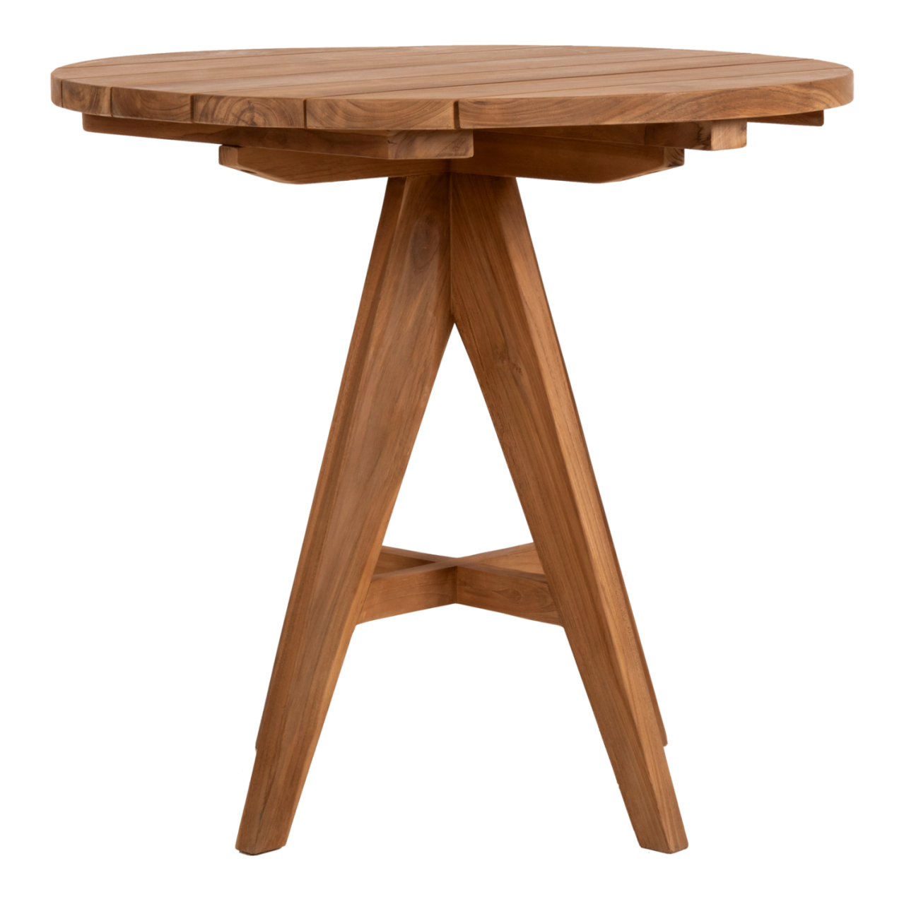 OUTDOOR ROUND TABLE LEO HM9623.11 TEAK WOOD 80x80x75Hcm. [3]