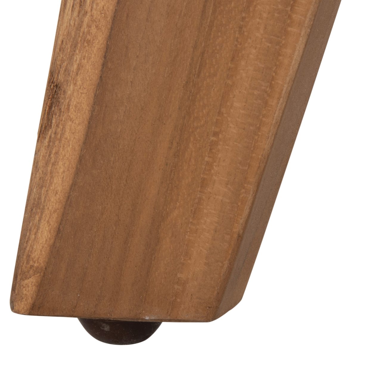 OUTDOOR ROUND TABLE LEO HM9859.11 SOLID TEAK WOOD IN NATURAL Φ60x75Hcm. [7]
