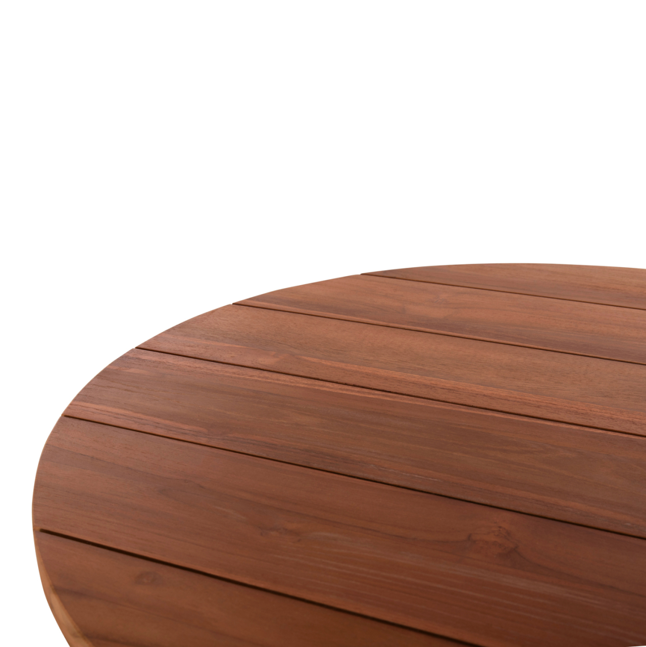 OUTDOOR ROUND TABLE LEO HM9917 SOLID TEAK WOOD IN NATURAL Φ70x75Hcm. [4]