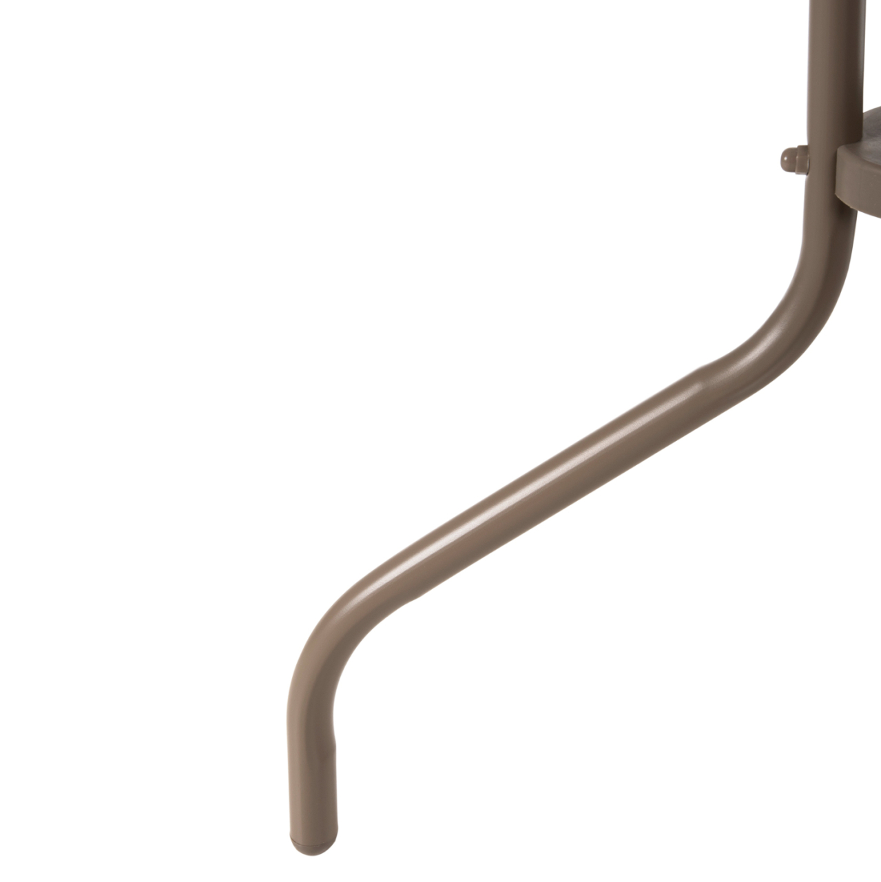 OUTDOOR ROUND TABLE LIMA HM5079.04 METAL IN CHAMPAGNE COLOR-GLASS TABLETOP Φ60x70Hcm [8]