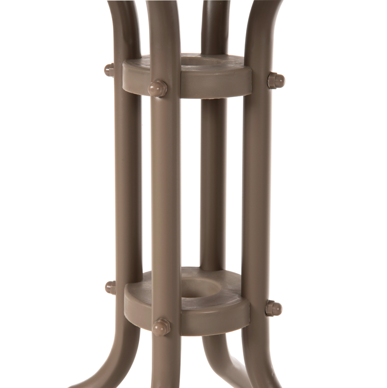 OUTDOOR ROUND TABLE LIMA HM5079.04 METAL IN CHAMPAGNE COLOR-GLASS TABLETOP Φ60x70Hcm [7]